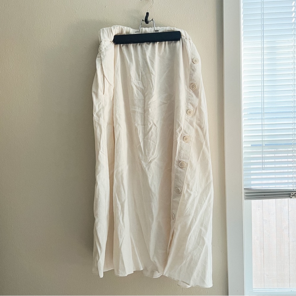 NWT ✨ Madewell Linen Midi Skirt